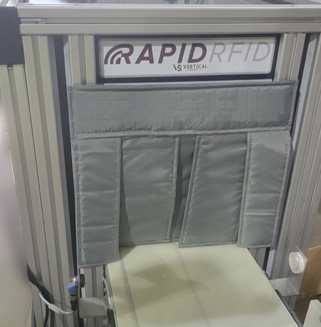 RAPID RFID Read Tunnel Blocking Curtain